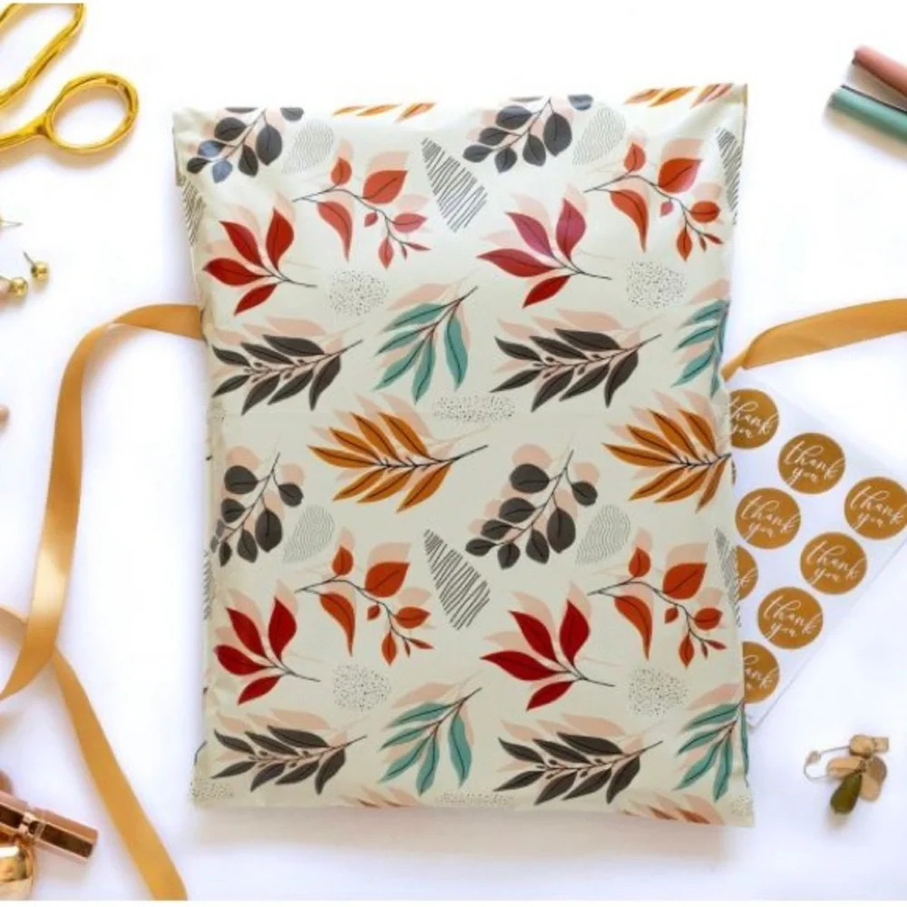 Fall Leaves 🍁 Poly Mailers 10x13 Pack of 25